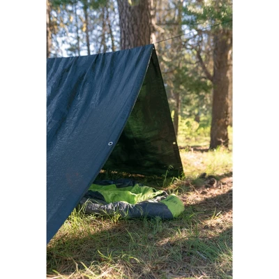 Stansport Medium-Duty Rip-Stop Tarp 10' X 12' - Dark Green - 4 Pack 11 Stansport Medium-Duty Rip-Stop Tarp 10' X 12' - Dark Green - 4 Pack - Image 9