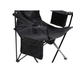 Coleman Quad Portable Camping Chair With Built-In Cooler - Black