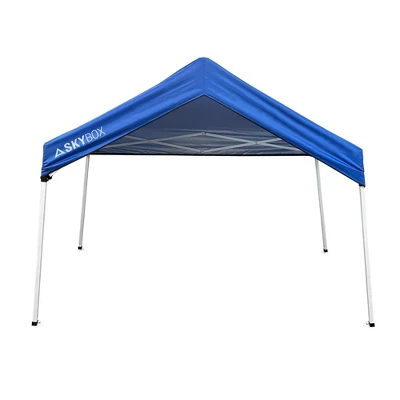 Caravan Canopy Skybox 3.2 Foot X 6.5 Foot Instant Multipurpose Height Adjustable Steel Frame Outdoor Sport Shelter Canopy With Carry Bag, Blue 3 Caravan Canopy Skybox 3.2 Foot X 6.5 Foot Instant Multipurpose Height Adjustable Steel Frame Outdoor Sport Shelter Canopy With Carry Bag, Blue