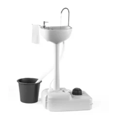 Alpcour 17L Portable Camping Sink – Foot Pump Operated Hygiene Station With Towel Rack And Soap Dispenser 9 Alpcour 17L Portable Camping Sink – Foot Pump Operated Hygiene Station With Towel Rack And Soap Dispenser -OUTSUNNY Sales GUEST cce58a26 25fc 4d69 ab91 d0bd073329a8