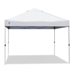 Z-Shade 10' X 10' Peak Canopy Straight Leg Instant Shelter With Screen & Weights