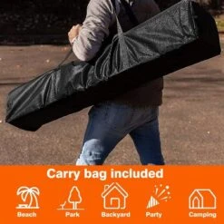 SUGIFT 10 Ft. X 10 Ft. White Instant Canopy Pop Up Tent With Carry Bag -OUTSUNNY Sales GUEST cf234874 2730 4b74 94b1 317a8bf21934