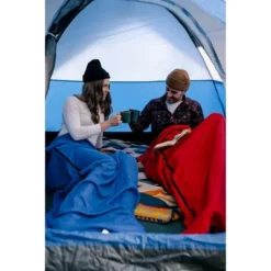 Stansport Rectangular Fleece Sleeping Bag Blue -OUTSUNNY Sales GUEST cf522a7f 1504 4e70 9424 daefeae81bfa