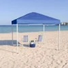 Emma And Oliver 8'x8' Weather Resistant, UV Coated Pop Up Canopy Tent With Reinforced Corners, Height Adjustable Frame And Carry Bag -OUTSUNNY Sales GUEST dd544957 8254 4585 9111 95a0814f5fb9