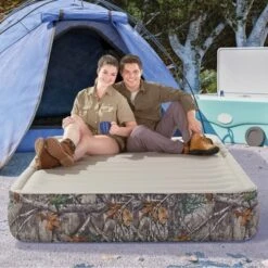RealTree Edge Camo Sport Air 13" Outdoor Air Mattress With Hands-Free Electric Pump - Queen -OUTSUNNY Sales GUEST e1787285 aac6 4924 9a90 988a5b49a94f
