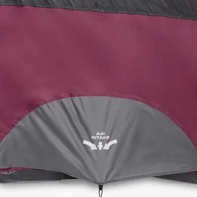 CORE 40072 Spacious 11 Person Family Outdoor Camping Cabin Tent With Screen Room, Rain Fly, Ground Stakes, And Carrying Bag - Red 7 CORE 40072 Spacious 11 Person Family Outdoor Camping Cabin Tent With Screen Room, Rain Fly, Ground Stakes, And Carrying Bag - Red - Image 5