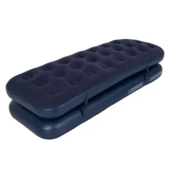 Pool Central 6.25' Navy Blue 3 In 1 Inflatable Flocked Air Mattress With Pillows -OUTSUNNY Sales GUEST e4a16988 a6b4 4b90 a983 32c808a23e7e