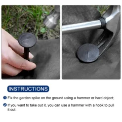 Unique Bargains Plastic Landscape Spikes For Holding Fabric Lawn Edging -OUTSUNNY Sales GUEST ea7b6262 6ce6 402b ab17 654e000fce57