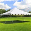 Party Tents Direct Weekender Outdoor Canopy Pole Tent, White, 20 Ft X 20 Ft -OUTSUNNY Sales GUEST ea7fc39f 85e9 44d7 959c 6eedb274272a
