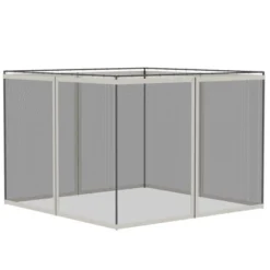 Outsunny Universal Replacement Mesh Sidewall Netting For Patio Gazebos And Canopy Tents With Zippers, (Sidewall Only) -OUTSUNNY Sales GUEST eab6c4b9 021a 48af 9e7f 4b9b75d154a9