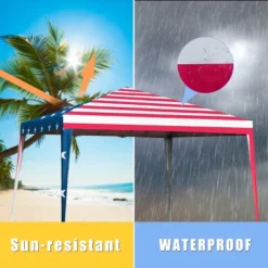 Costway 10'x10' Folding Pop Up Tent Gazebo Canopy Mesh Sidewall -OUTSUNNY Sales GUEST ec3be821 9cec 43d8 86d5 238e7d1ea1fd