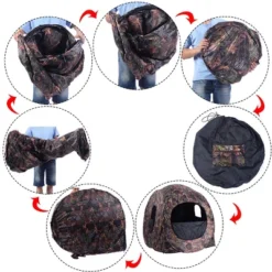 Costway Portable Hunting Blind Pop Up Ground Camo Weather Resistant Hunting Enclosure -OUTSUNNY Sales GUEST f0b0edff 046d 44bd 97b2 cc6a58c6b7f9