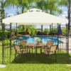 Costway 2 Tier 10'x10' Patio Gazebo Canopy Tent Steel Frame Shelter Awning -OUTSUNNY Sales GUEST f1e35b7f 119a 4db0 b051 0d4c7573baf4