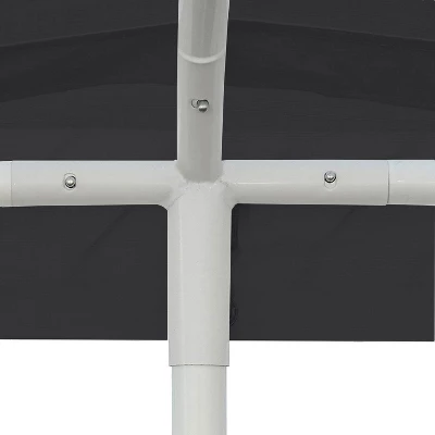 Caravan Canopy Domain 10 X 20 Ft Straight Leg Water Resistant Outdoor Sun Shade Instant Portable Shelter Canopy Tent Set W/ Roller Bag, Black (2 Pack) 5 Caravan Canopy Domain 10 X 20 Ft Straight Leg Water Resistant Outdoor Sun Shade Instant Portable Shelter Canopy Tent Set W/ Roller Bag, Black (2 Pack) - Image 3