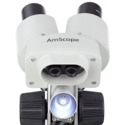 Kids' Portable Battery Powered Stereo Microscope With Dual LED Lights - AmScope