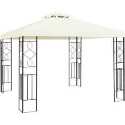Costway 2 Tier 10'x10' Patio Gazebo Canopy Tent Steel Frame Shelter Awning -OUTSUNNY Sales GUEST f324ea61 3283 4723 9aae 3c00bc0cfef1