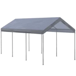 Outsunny 10' X 20' Carport, Portable Garage & Patio Canopy Tent, Adjustable Height, Anti-UV Cover For Car, Truck, Boat, Catering, Wedding -OUTSUNNY Sales GUEST f47b4176 752a 4994 8ac1 8424262025f3
