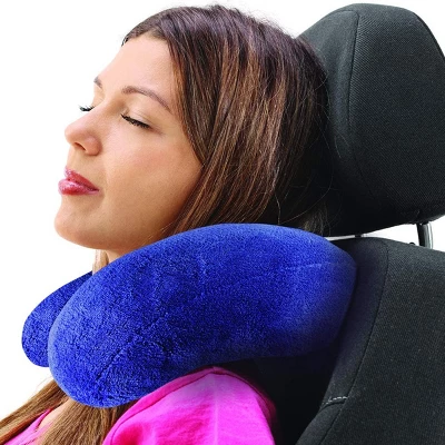 Brownmed IMAK Ergo HappiNeck Support Pillow - Universal - Blue 3 Brownmed IMAK Ergo HappiNeck Support Pillow - Universal - Blue