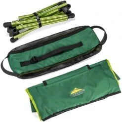 Cascade Mountain Tech High Back Camp Chair - Green -OUTSUNNY Sales GUEST f502897c 19b3 4362 82ff 9478658ee59f