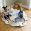 Silky Soft Fleece Unicorn Cloud Snuggle Play Mat With Attached Pillow -OUTSUNNY Sales GUEST f5a998bb ed5f 4410 a6f4 c5dd467836d2