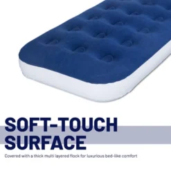 Continental Sleep 9" Inflatable Air Mattress, Comfort Coil Technology And High Capacity Pump, Good For Camping, Home And Portable Travel, Blue, 30". -OUTSUNNY Sales GUEST f75dcf29 f274 4da6 bc6c 875b77fb5c29