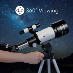 Dartwood Astronomical Telescope - 360° Rotational Telescope - Multiple Eyepieces Included For Different Zoom (Black/White, 3 Pack) -OUTSUNNY Sales GUEST f76eddfd 1a32 4e88 8960 42e3f974b24d 2