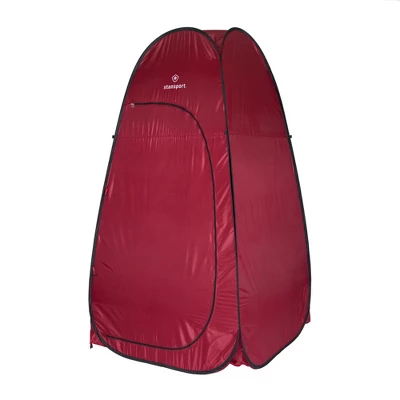 Stansport Pop Up Privacy Shelter Red 3 Stansport Pop Up Privacy Shelter Red