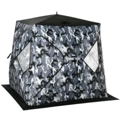 Outsunny 2 Person Insulated Ice Fishing Shelter Pop-Up Portable Ice Fishing Tent With Carry Bag And Anchors For -22℉ -OUTSUNNY Sales GUEST f96d8d38 13ef 489d b1d3 b7aacf8fd8f0