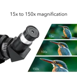 Dartwood Astronomical Telescope - 360° Rotational Telescope - Multiple Eyepieces Included For Different Zoom (Black/White, 3 Pack) -OUTSUNNY Sales GUEST f98048a1 91cf 43da 85be f8867b2c87a5 2