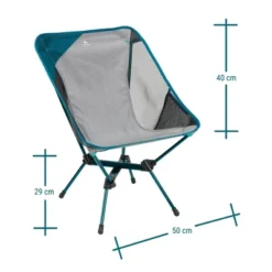 Decathlon Quechua MH500 Folding Camping Chair, Gray -OUTSUNNY Sales GUEST fa2dbb46 b189 43ce 9d9d 673369aa8e24
