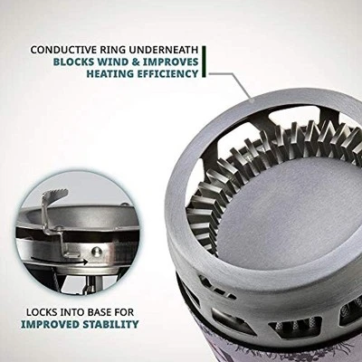 Hike Crew Portable All-In-One Outdoor Cooking System With Stove & Pot 5 Hike Crew Portable All-In-One Outdoor Cooking System With Stove & Pot - Image 3