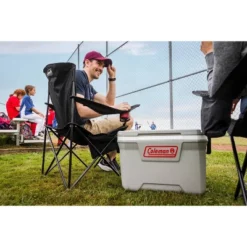 Coleman Quad Portable Camping Chair With Built-In Cooler - Black -OUTSUNNY Sales GUEST fdb5dea6 91c7 49c0 babf 248e45a8cb9d