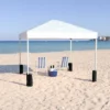 Emma And Oliver 10'x10' Weather Resistant, UV Coated Pop Up Canopy Tent With Sandbags And Wheeled Case -OUTSUNNY Sales GUEST ff4cd551 ae76 4fe6 b722 b1a66d4eb9e9